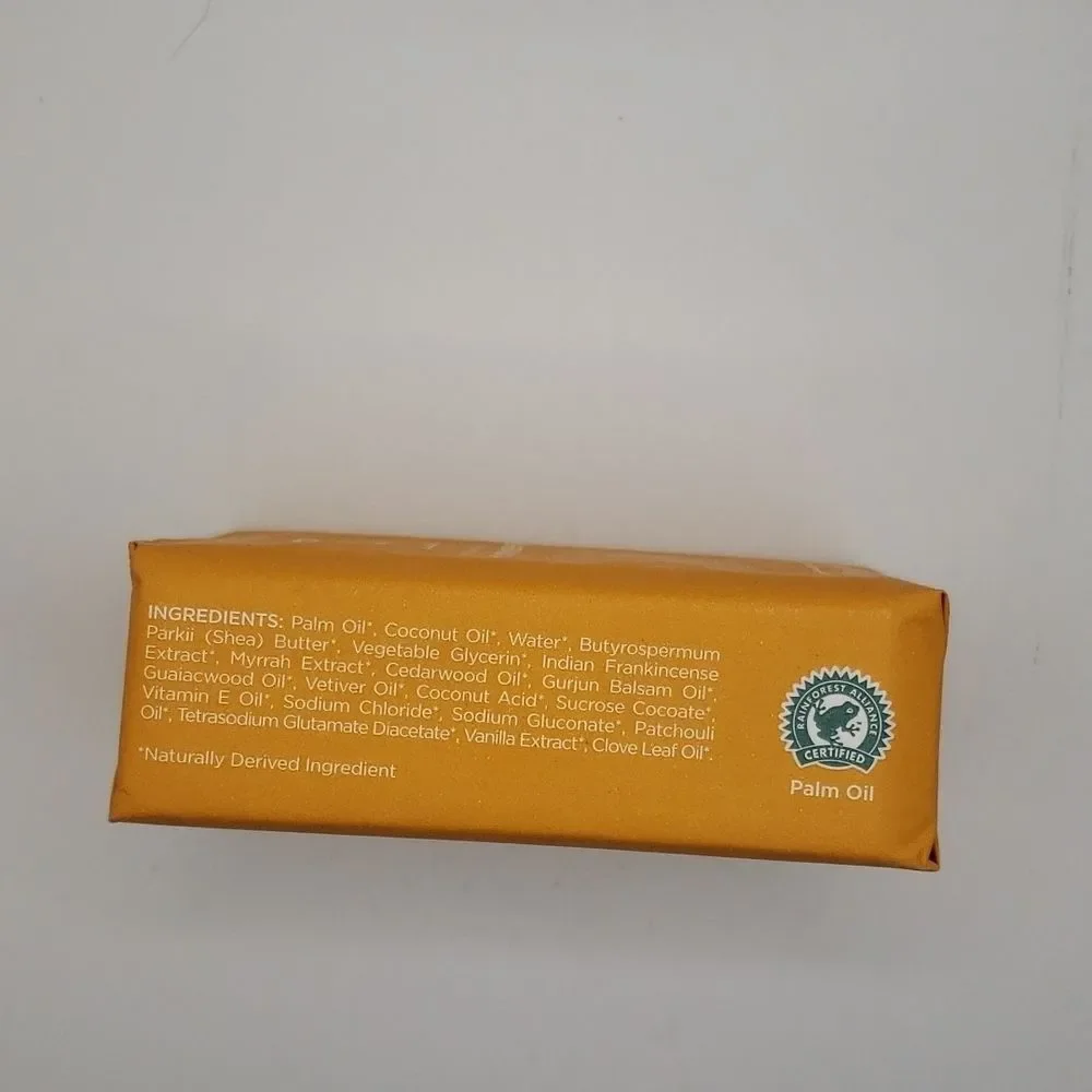 Sunaroma shea butter frankincense vanilla bar soap